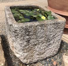 Stone Trough Used As A Waterfeature