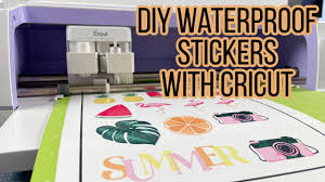 diy stickers with cricut maker