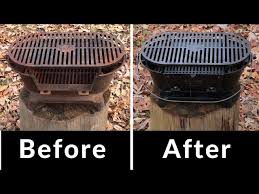 cast iron grill restoration you