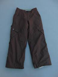 Snow Pants Child Size 14 16 Youth Ripzone Core Brown