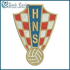 A virtual museum of sports logos, uniforms and historical items. Croatia National Football Team Logo Embroidery Design Emblanka