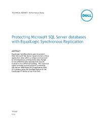 Protect Ms Sql Server 2008 With Equallogic Manualzz Com