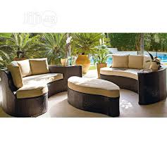 outdoor rattan curved sofa furniture