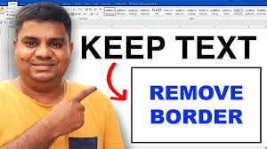 how to remove text box in word without