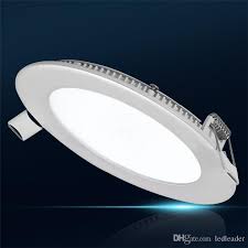 Ultra Thin Dimmable Led Panel Downlight 6w Round Led Ceiling Recessed Light Ac110 220v Led Panel Light 12v Led Downlights Surface Mounted Downlights From Ledleader 4 59 Dhgate Com