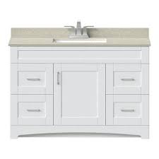 Do you assume menards bathroom sinks and vanities appears to be like great? Magick Woods Elements Brighton 48 W X 21 D Bathroom Vanity Cabinet At Menards