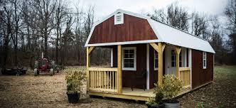 Our lofted cabins feature a barn shaped roof with nearly 10' of interior height, and plenty of loft space to be used for sleeping quarters or extra storage. Premier Lofted Barn Cabin Buildings By Premier