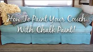 couch with chalk paint rv living