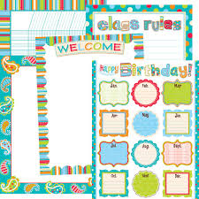 Details About Dots On Turquoise Classroom Essentials Chart Set Creative Teaching Press Ctp7950