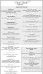 White Hawk Country Club menu in Crown Point, Indiana, USA