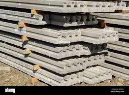 reinforced concrete beams for a beam