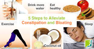 5 steps to alleviate constipation and
