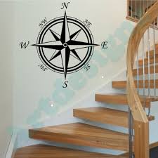 Compass Rose Wall Stickers Nautical