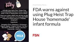 fda warns against using plug heist trap