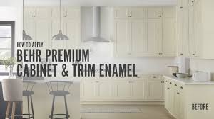 how to apply behr premium cabinet