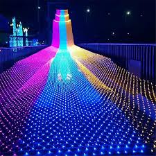 Beiaidi 4x6m 720 Led Star Net Led String Light Curtain Icicle Mesh Fairy Lights Christmas String Garland Wedding Holiday Light Outdoor Patio String