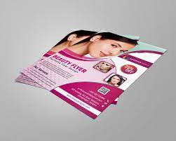 free beauty flyer design psd template
