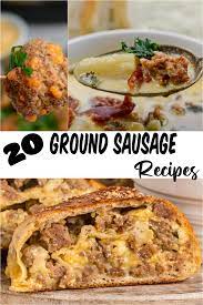 ground sausage recipes adventures of