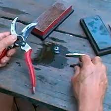 how to sharpen pruners quickly