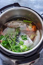 instant pot fish stock recipe pressure