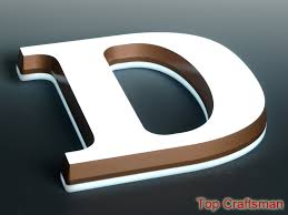 Advertising Front Light 3d Acrylic Letters