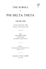 Phi Delta Theta Scroll