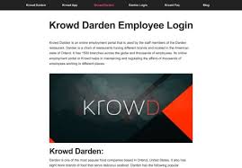 krowd employee login