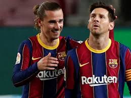 Partnership, because of a controversial video featuring the barcelona striker and teammate ousmane dembele. Lionel Messi Antoine Griezmann Thanked Barcelona Star After Classy Gesture In Getafe Win Givemesport