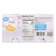 light greek peach nonfat yogurt 5 3 oz