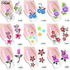 Diy nail decals using a printer. Bittb Flowers Diy Nail Art Sticker Makeup Beauty Water Transfer Printing Fingernail Decals Foil Decoration Manicure Tools From Cutecute 0 11 Dhgate Com