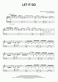 Let it go is the soundtrack of the disney film, frozen: Let It Go Piano Sheet Music Onlinepianist