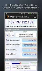 Ipv4 Address Calculator Lite 1 5 Apk Download Android