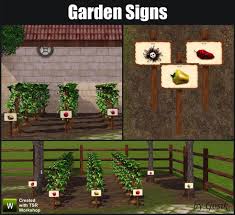 The Sims Resource Garden Signs