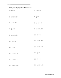 Equations Riverside Math