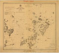 Historical Nautical Charts Of Maine Penobscot Bay Vicinity