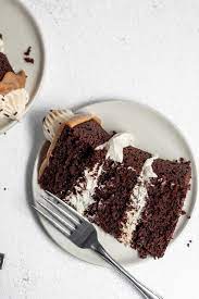 Chocolate Cake Tahini Frosting gambar png
