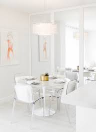 sydne style shows white dining room