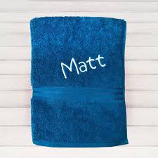 Custom bath towels by léron linens are embroidered and available in custom sizes. Bath Towel With Name Embroidery Central