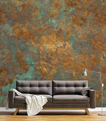 Rusty Look Copper Wallpaper Mural Self