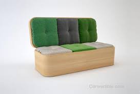 convertible sofa transforms into a