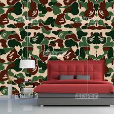 bedroom camouflage printing bape