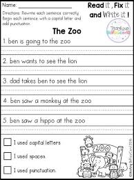 Simple Sentences Worksheets For Kindergarten Best 25 Simple