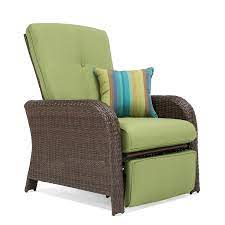 Local business in lafayette, louisiana. La Z Boy Outdoor Sawyer Wicker Brown Metal Frame Stationary Recliner Chair S With Cilantro Green Sunbrella Cushioned Seat In The Patio Chairs Department At Lowes Com