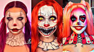 tiktok clown makeup scary makeup