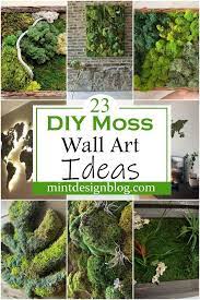 23 Diy Moss Wall Art How To Make A