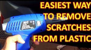 how to remove scratches from plastic