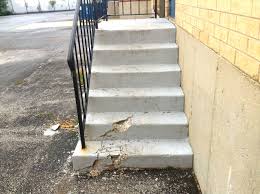 Industrial Concrete Steps Repaired