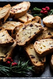 Apricot and pistachio cornmeal biscotti. Eggless Biscotti With Almonds And Cranberries Lazy Cat Kitchen