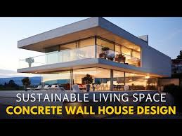Contemporary Concrete Wall House Design