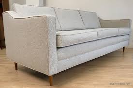 vine mid century sofa with new cream